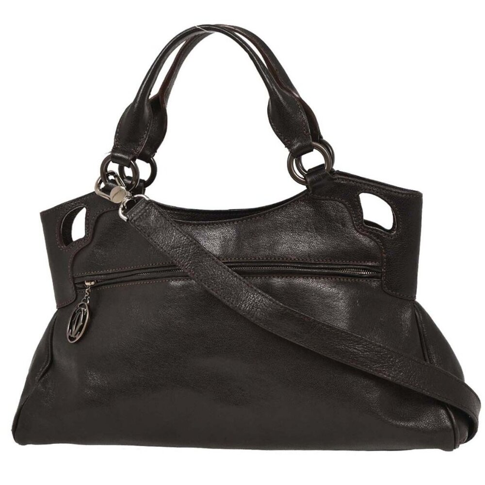 Cartier Black Marcello 2way Handbag View 2